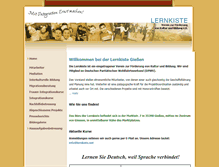 Tablet Screenshot of lernkiste.net